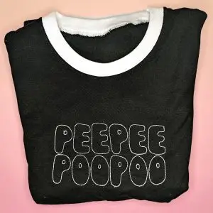 Peepee Poopoo Ringer Tee